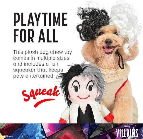 Disney for Pets Villains Maleficent 6" Plush Toy for Dogs | Maleficent Plush Dog Toy | Disney Movie Toys for All Dogs, Official Dog Toy Product of Disney for Pets in Saudi Arabia