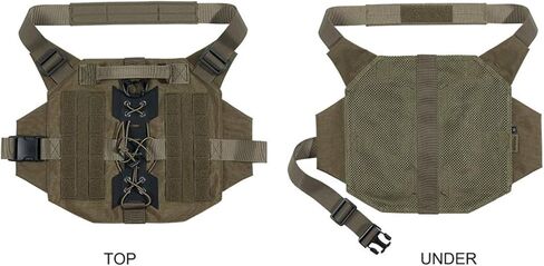 EXCELLENT ELITE SPANKER Dog Harness Tactical Military Dog Harness Adjustable No-Pull Dog Harness Training Hunting Dog Tactical Vest with Handle（BLK-M） in Saudi Arabia