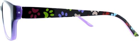 Select-A-Vision Dog Bone Square Reading Glasses w/Colorful Pawprints, Blue, 1.25 in Saudi Arabia