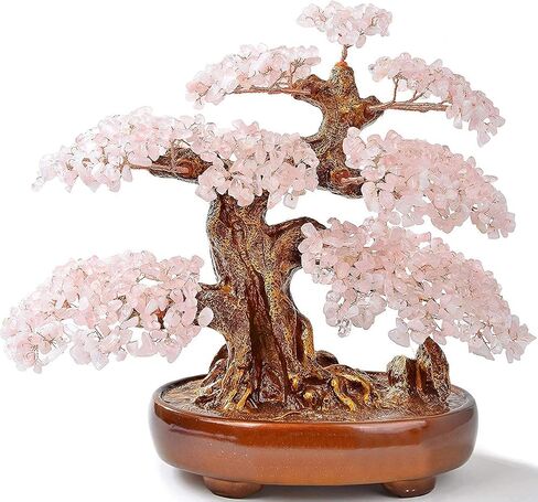 KALIFANO Natural Amethyst (1,251 Gemstone Count) Chakra Crystal Tree with Healing Properties - Bonsai Feng Shui Money Tree for Positive Energy, Luck and Wealth - 14" in Saudi Arabia