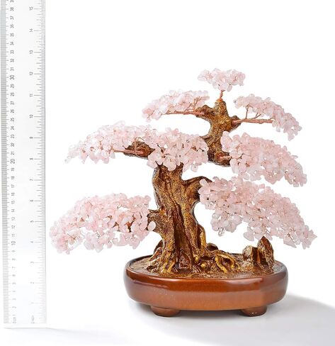 KALIFANO Natural Amethyst (1,251 Gemstone Count) Chakra Crystal Tree with Healing Properties - Bonsai Feng Shui Money Tree for Positive Energy, Luck and Wealth - 14" in Saudi Arabia