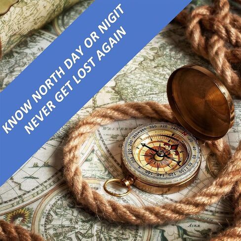 بوصلة نجاة للتخييم تتوهج في الظلام، بوصلة عسكرية معدات النجاة in Kuwait