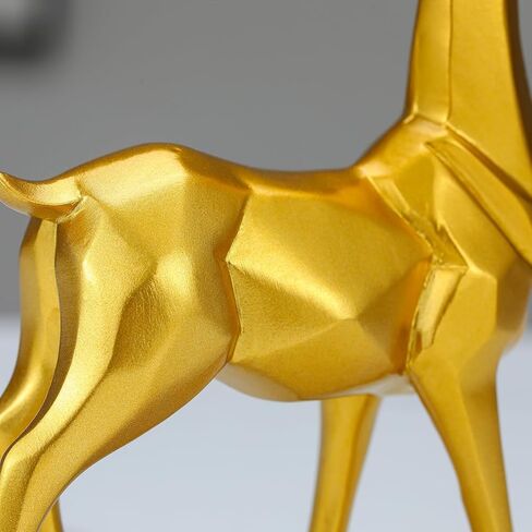 XPXKJ Resin Thinker Statue Set of 2, Deer Sculpture for Your Home Decor Living Room, is Office Desktop Bookshelf Perfect Decoration in Kuwait