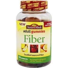 Nature Made Adult Gummies Fiber Assorted Fruit - 90 Gummies in Saudi Arabia