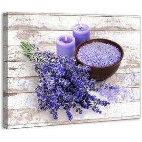 KERPEESU Bathroom Canvas wallart Flowers Theme Modern Farmhouse Painting Pictures for Bedroom Watercolor Wall Decor Framed Artwork for Office Kitchen Rustic Brown wallart Home Wall decor 12x16,Blue in Kuwait