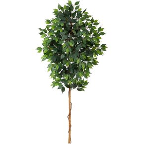 Nearly Natural 6ft. Ficus Artificial Tree (No Pot), Green in Kuwait