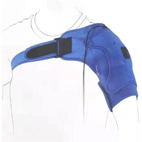 Blue Heating Pad,Shoulder Wrap Brace Portable Adjustable Electric 3 Heat Settings Support Hot Therapy Pain Relief Stiff Soreness,Frozen Shoulder,Shoulder Heating Pads, Arthritis Pain Relief(L) in Kuwait