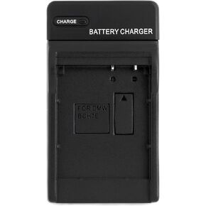 DMW-BCH7 USB Charger for Panasonic Lumix DMC-FP1, Lumix DMC-FP2, Lumix DMC-FP3, Lumix DMC-FT10, Lumix DMC-TS10 Camera and More