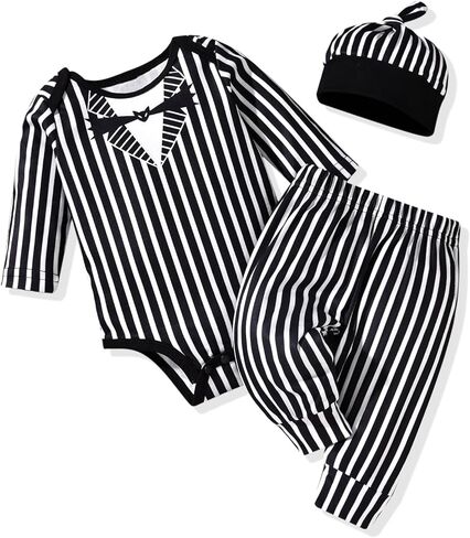 HIHA الرضع طفل الفتيان الفتيات ملابس الهالوين طويلة الأكمام رومبير السراويل مجموعة 3 قطعة الملابس in Kuwait