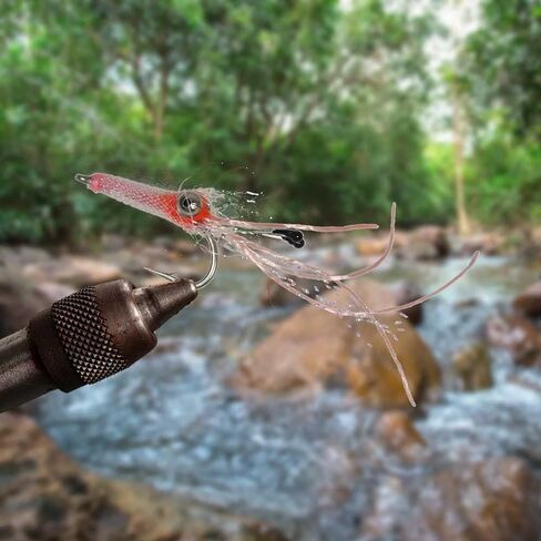 ريفربوم مجموعة متنوعة من ذباب ريد فيش مع صندوق ذباب، كريزي تشارلي، جمبري، سرطان البحر، الذباب المخادع لصيد الذباب - 15 قطعة in Kuwait