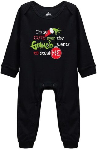 Snagminio I'm So Cute Even Wants To Steal Me Letter Print Onesie Baby Universal Pajamas in Saudi Arabia