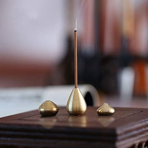 IKAAR 3 Pack Brass Incense Holder Lotus Stick Incense Burner and Cone Incense Holder in Saudi Arabia