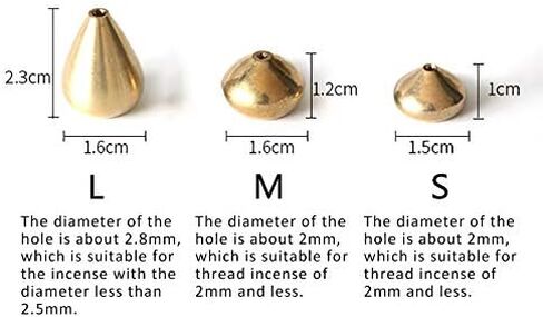 IKAAR 3 Pack Brass Incense Holder Lotus Stick Incense Burner and Cone Incense Holder in Saudi Arabia