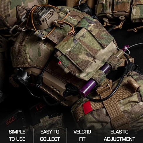 اي زد بي حقيبة بطارية للخوذة التكتيكية حقيبة وزن موازنة حقيبة تخزين ملحقات الخوذة مع خطاف وحلقة in Kuwait