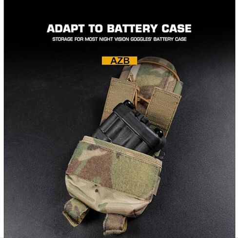 اي زد بي حقيبة بطارية للخوذة التكتيكية حقيبة وزن موازنة حقيبة تخزين ملحقات الخوذة مع خطاف وحلقة in Kuwait