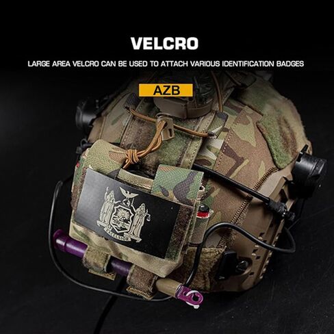 اي زد بي حقيبة بطارية للخوذة التكتيكية حقيبة وزن موازنة حقيبة تخزين ملحقات الخوذة مع خطاف وحلقة in Kuwait