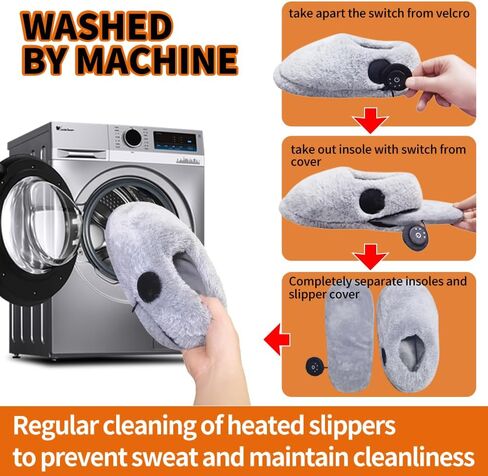 شباشب Ewarmer لتدفئة القدم للأقدام الباردة، أحذية منزلية محمولة للتدفئة الكهربائية للنساء، قابلة لإعادة الشحن، تسخين 3.5-7 ساعات، تعمل ببطارية ليثيوم أو USB (وردي) in Saudi Arabia