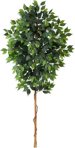 Nearly Natural 6ft. Ficus Artificial Tree (No Pot), Green in Saudi Arabia