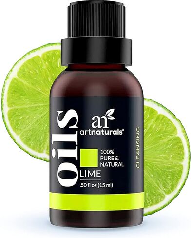 artnaturals 100% Pure Lime Essential Oil - (.5 Fl Oz / 15ml) - Undilued Therapeutic Grade - for Diffuser, Skin, Body and Perfume in Kuwait