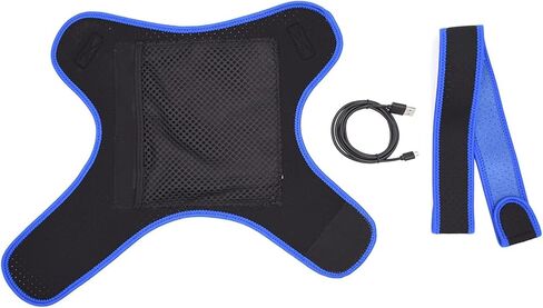 Blue Heating Pad,Shoulder Wrap Brace Portable Adjustable Electric 3 Heat Settings Support Hot Therapy Pain Relief Stiff Soreness,Frozen Shoulder,Shoulder Heating Pads, Arthritis Pain Relief(L) in Kuwait