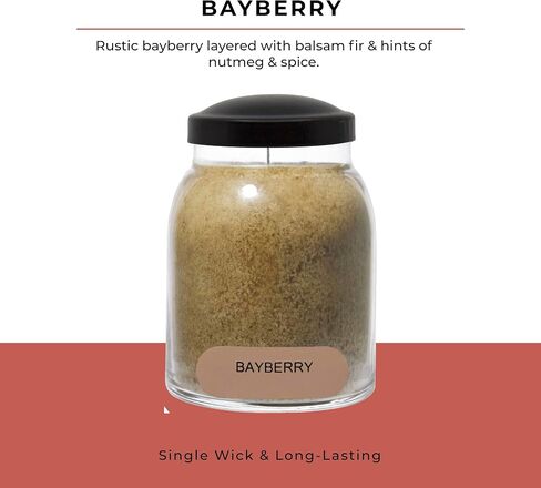 A Cheerful Giver - Aspen Berry - 6oz Baby Scented Candle Jar with Lid - Keepers of The Light - 30 Hours of Burn Time, Gift for Women, Red in Saudi Arabia