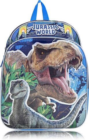 Jurassic World Boys Backpack Dinosaur Knapsack | Elementary and Kindergarten Kids Backpacks for School (Jurassic World) in Saudi Arabia