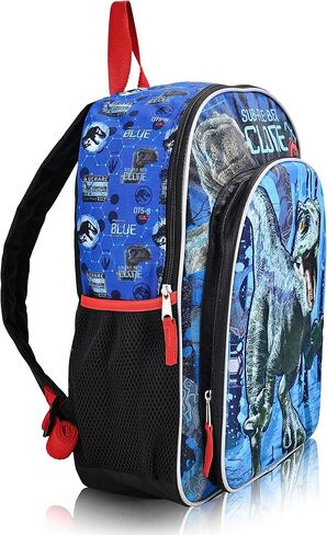 Jurassic World Boys Backpack Dinosaur Knapsack | Elementary and Kindergarten Kids Backpacks for School (Jurassic World) in Saudi Arabia