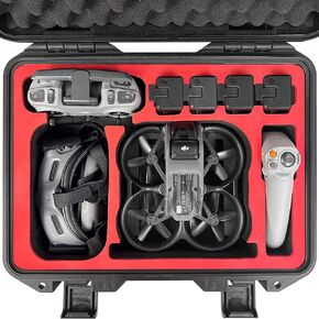 FPVtosky Hard Case for DJI Avata ( DJI Goggles 2 / Goggles V2) ,Waterproof Carrying Case for Avata pro Combo , DJI Avata Accessories Travel Case for DJI Motion Controller & FPV Remote Controller 2 in Kuwait