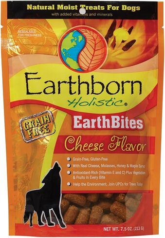 Earthborn Holistic EarthBites بنكهة الجبن، مكافآت رطبة خالية من الحبوب للكلاب in Kuwait