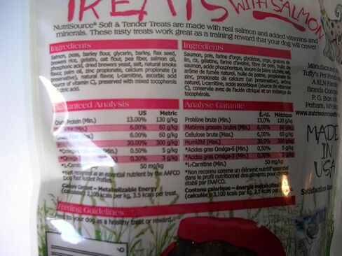 تركيبة طبيعية ناعمة وطرية من Nutri Source مع الفيتامينات والمعادن المضافة، حزمة 3 نكهات متنوعة للكلاب: (1) علاجات الكلاب من لحم الضأن من Nutrisource، (1) علاجات الكلاب من سمك السلمون من Nutrisource، و(1) علاجات الكلاب من الدجاج من Nutrisource، 6 أونصة. عص in Kuwait