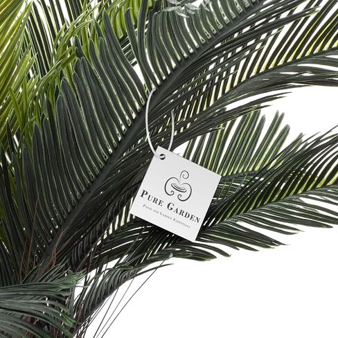 بيور جاردن 50-10004 شجرة نخيل استوائية صناعية بطول 5 قدم، 30×30، أخضر in Kuwait