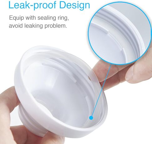 بابابليك محول زجاجة بمضخة مباشرة لمضخات الثدي ميديلا واميدا للاستخدام مع زجاجة الاطفال من كوموتومو، عبوة من قطعتين in Kuwait