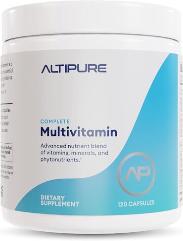 ALTIPURE™ Complete Multivitamin, Gluten-Free, Dairy-Free, Heart, Bone, Eye and Brain Health, Immune Function, 120 Capsules in Saudi Arabia