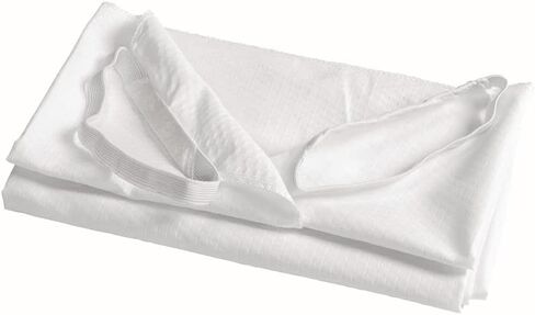 Angeles Angels Rest Fitted Cot Sheet, White, Standard Size, AFB5700SW, Kids Sheet with Elastic Straps, Preschool, Nursery & Daycare Sleeping Sheet in Saudi Arabia