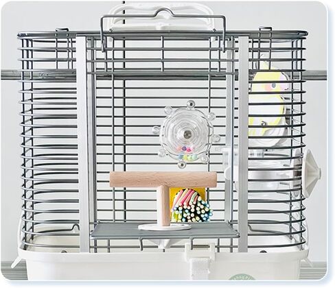 Lazyohoh Bird Parrot Colorful Toy, Macaws Pearl Spinner Foraging Hanging Toy, Cockatiels Parakeets Fun Boredom Relief Chewing Toy for Beak Exercise in Kuwait