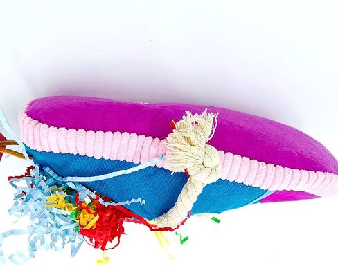 Durable and Colorful Hanging Sneaker Shoe Toy with Shredding Crinkly Paper Inside for Medium and Large Parrot in Kuwait