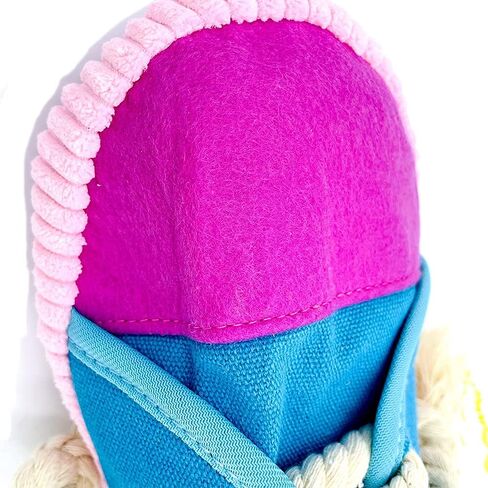 Durable and Colorful Hanging Sneaker Shoe Toy with Shredding Crinkly Paper Inside for Medium and Large Parrot in Kuwait