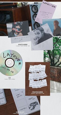 BTS V - Layover album Rondom Ver. + [BTS Photocards Set] in Saudi Arabia
