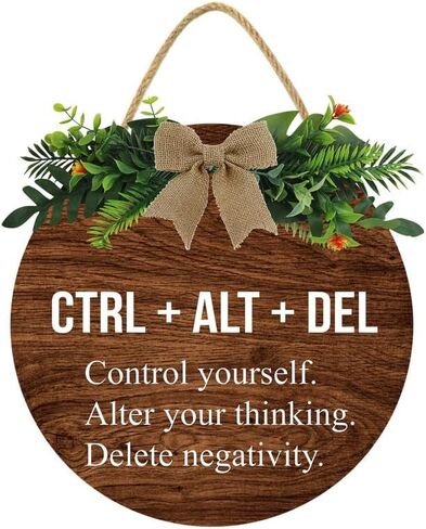 علامة KPSheng ملهمة تحفيزية معلقة على الحائط، لوحة باب مكتب منزلي وظيفية للاستخدام المنزلي التجاري لمعالج المكتب، هدايا تشجيعية للرجال والنساء 12 بوصة in Kuwait