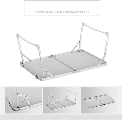 طاولة تخييم صغيرة قابلة للطي ومحمولة وخفيفة الوزن من الالومنيوم مناسبة للنزهات والتخييم في الهواء الطلق in Kuwait