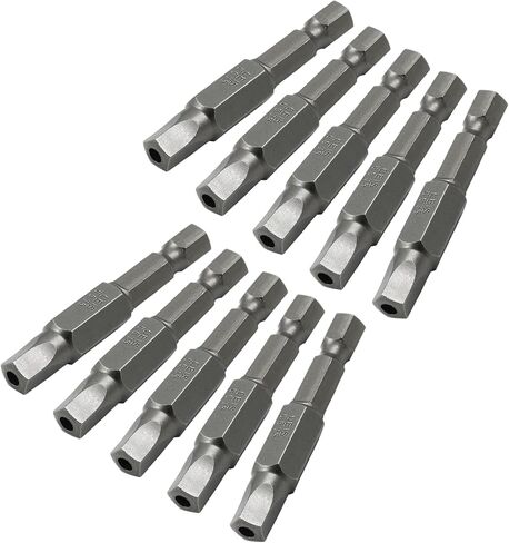 10Pcs Magnetic Pentagon Head Screwdriver Bits 1/4" Hex Shank Security Tamper Proof 5 Point Driver Bits S2 Steel 5-Sided Star Bits Set, 2 Inch (50mm), G2.15 in Saudi Arabia