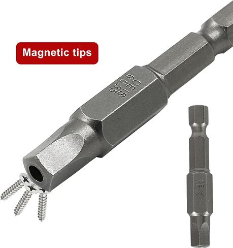 10Pcs Magnetic Pentagon Head Screwdriver Bits 1/4" Hex Shank Security Tamper Proof 5 Point Driver Bits S2 Steel 5-Sided Star Bits Set, 2 Inch (50mm), G2.15 in Saudi Arabia
