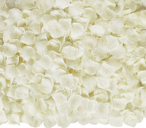 Attmu 3200 Pcs Artificial Rose Petals for Romantic Night, Fake Rose Flower Petals for Wedding, Party, Valentines Day Decorations for The Home (Blue) in Saudi Arabia