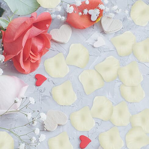 Attmu 3200 Pcs Artificial Rose Petals for Romantic Night, Fake Rose Flower Petals for Wedding, Party, Valentines Day Decorations for The Home (Blue) in Saudi Arabia