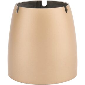 Windproof Ashtray for Outdoor Indoor, Ash Tray for Patio Beautiful Tabletop Smoke Stainless Steel Ashtray for Outside Home Office(Gold), Large… in Kuwait