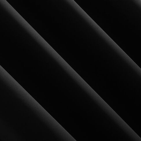 Sun Zero Lights Out Portable Travel 100% Blackout Suction-Cup-Curtain Panel, 50" x 78", Black in Saudi Arabia