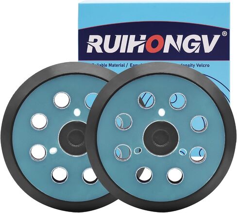 5 Inch Hook & Loop Replacement Pad for Dewalt Orbital Sander, 2 Pack | Compatible with Dewalt D26451 DW4388 DW421, Compatible with Makita BO5010 BO5030K BO5041K, Compatible with Porter Cable 382 in Saudi Arabia