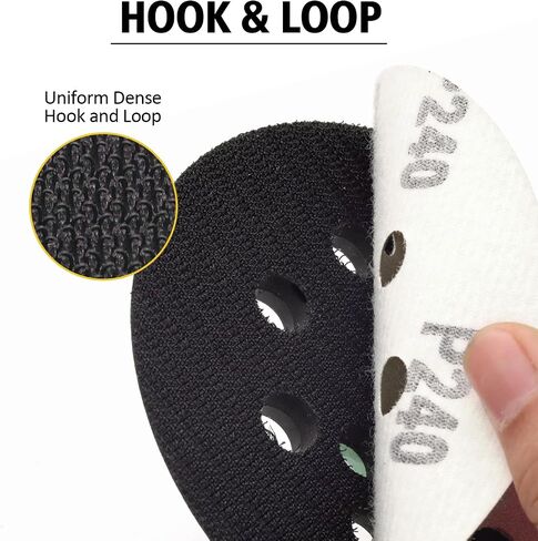 5 Inch Hook & Loop Replacement Pad for Dewalt Orbital Sander, 2 Pack | Compatible with Dewalt D26451 DW4388 DW421, Compatible with Makita BO5010 BO5030K BO5041K, Compatible with Porter Cable 382 in Saudi Arabia