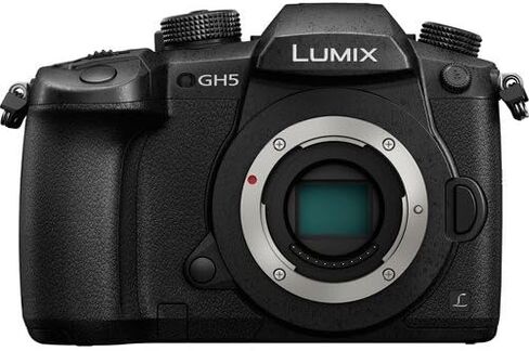 Panasonic Lumix DC-GH5 Mirrorless Micro Four Thirds Digital Camera 13PC Accessory Bundle – Includes 64GB SD Memory Card + More - International Version (No Warranty) in Kuwait