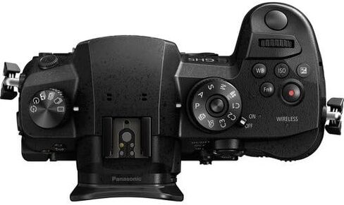 Panasonic Lumix DC-GH5 Mirrorless Micro Four Thirds Digital Camera 13PC Accessory Bundle – Includes 64GB SD Memory Card + More - International Version (No Warranty) in Kuwait